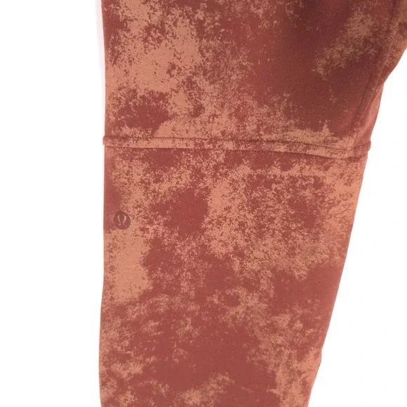 LULULEMON Rust Tie Dye XL Jogger Pants Athletic Mid Rise Logo Mens